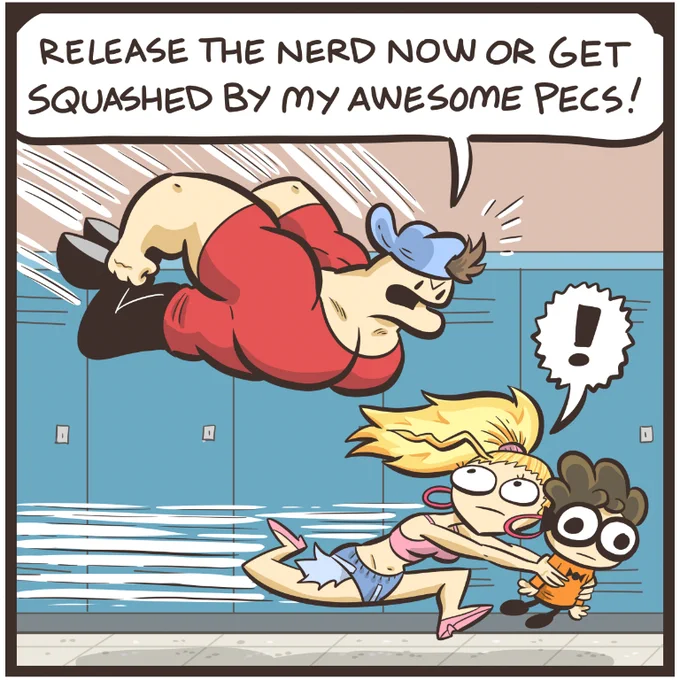 New Nerd and Jock episode! Rescue Nerd from the claws of Queen! How will it go? Read it early:
https://t.co/SSvqt44TrF 