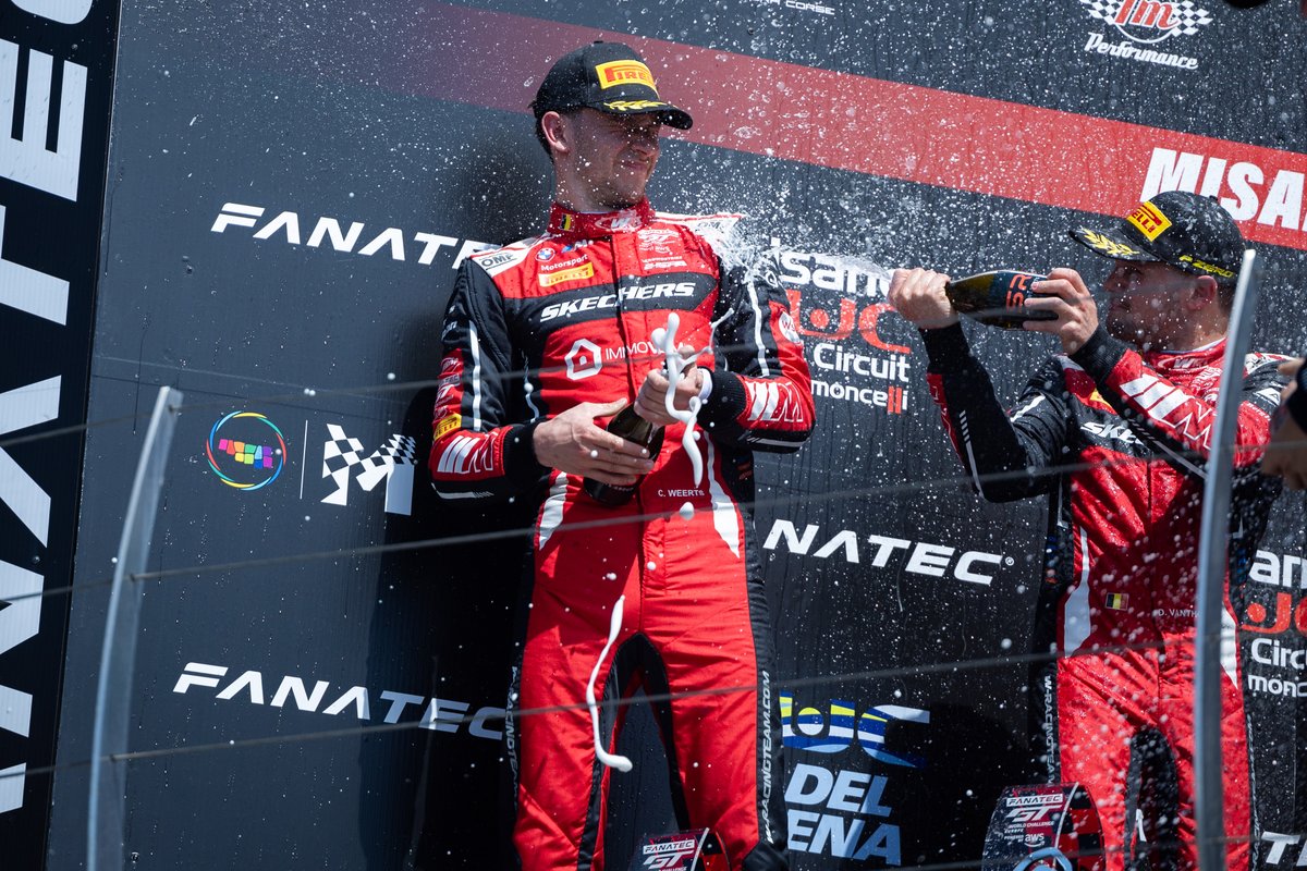followWRT's tweet photo. DOUBLE VICTORY &amp; 1-2 OVERALL FOR TEAM WRT IN MISANO🏆

#46's Maxime &amp; Valentino claimed back-to-back Misano wins, with #32 a mere 0.2s behind, awarding Charles &amp; Dries P2.

Calan &amp; Sam claimed #30's first Silver Cup victory of the season and took the chequered flag in P6 overall! https://t.co/A8Hzk3HwWC