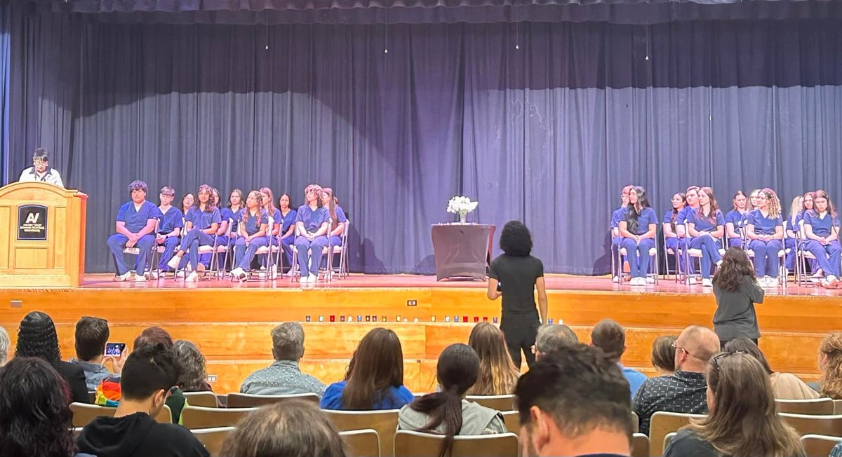 Yesterday, our  Class of 2025 Health Technology Juniors were recognized for achieving their Certified Nursing Aides certification through a pinning ceremony. Congratulations!!
#DoMore #SoProudOfYou #FutureProfessionals