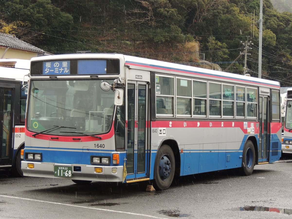 <余談> 長崎バスの福田(小江原)線をやっとこさ！！紹介出来ました。沼ハマではこの路線に行く予定だったのですがまさかの大雪で断念…　長崎バスの凄さが伝われくれたと思います…！！！ ＃長崎バス