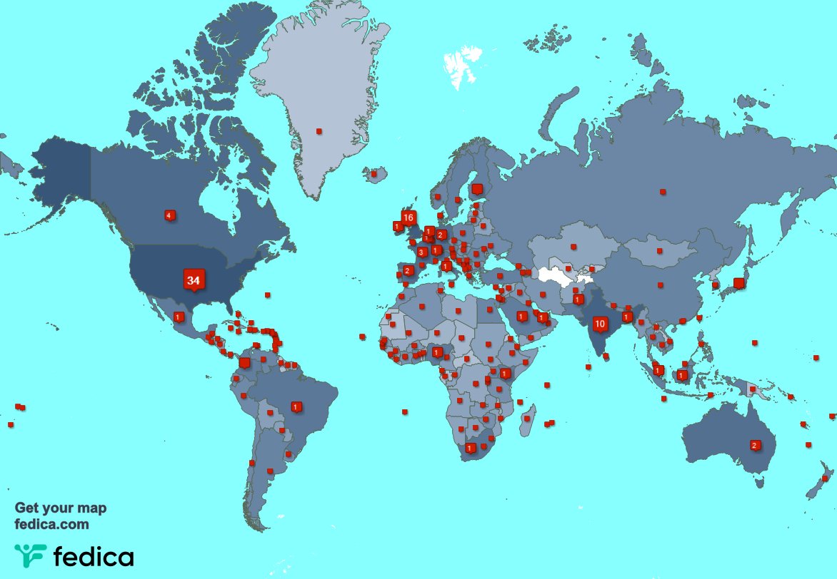 I have 64 new followers from Bangladesh, and more last week. See fedica.com/!simonlporter