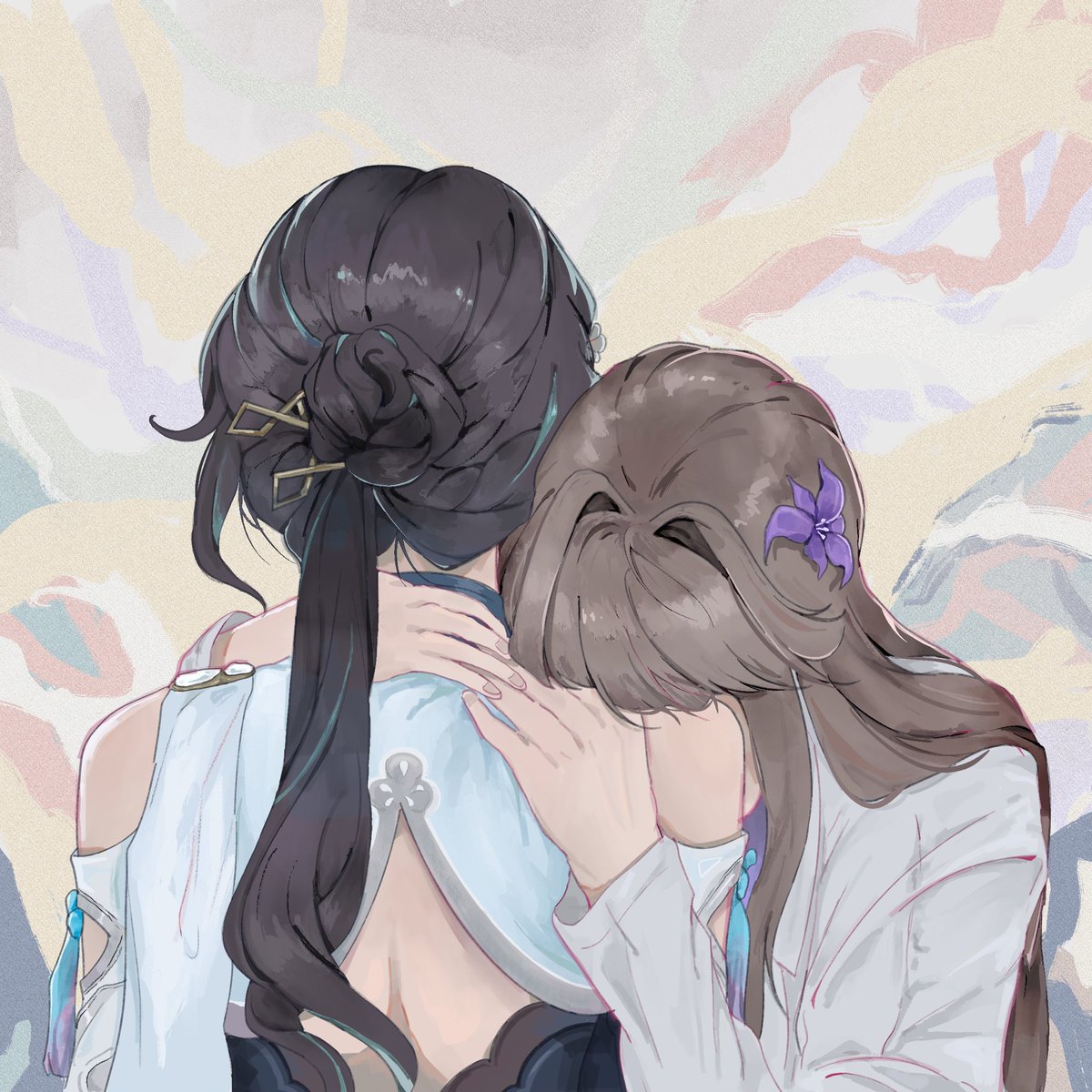 #ruanherta #hertamei #เหมยธ่า #ธ่าเหมย (ft human form Herta)

🌸💎 🛰️🧬

“It was the moment Herta realized that the warmth of physical contact is worthy than planets and beyond.”