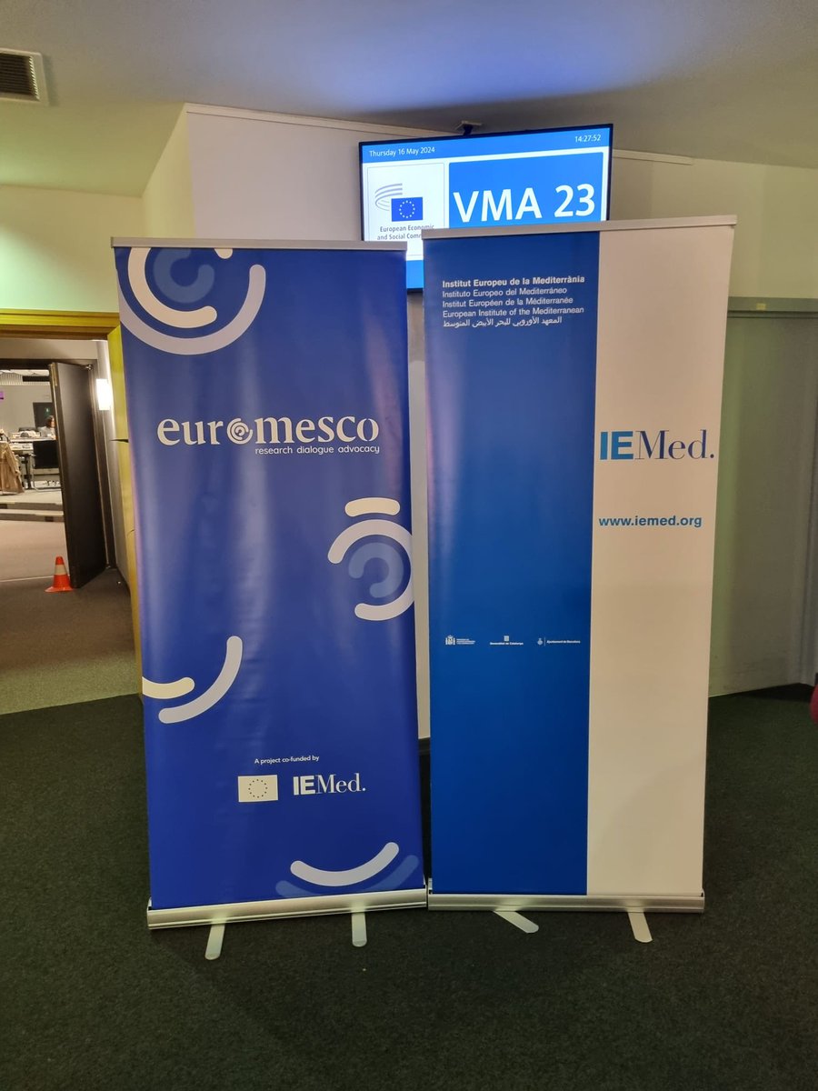 Dr. Christian Koch @ck_abualex, Director of Research at GRC, attended the annual conference of EURMeSCo @euromesco held in Brussels on May 16 and 17, 2024. The theme of the conference was 'Mediterranean Foresight: Exploring Future Scenarios of Cooperation' with more than 100