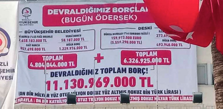 🛑 Belediyeleri batırmışlar, ağlayanı yok! 📮 Bugün gelen bir mesaj: 'Şanlıurfa'da belediyelerin çoğu çalışanların maşların yarısını ödedi. Para yok. 💰 Belediyedelerin içini boşaltmışlar. Üstelik borç batağına saplanmış. Faizleri zar zor ödeniyor. 💡 AKP'den Yeniden Refah