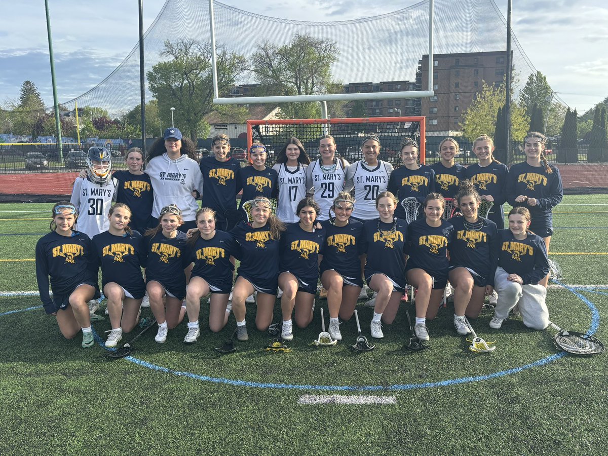 GIRLS LACROSSE: Spartans improve to 9-6 on the season with a 16-4 win over Mystic Valley to clinch a spot in the @MIAA033 tournament. Ava Nason led the way with a 🎩 trick on Senior Night. @HeadofSchool4 @BostonHeraldHS @GlobeSchools