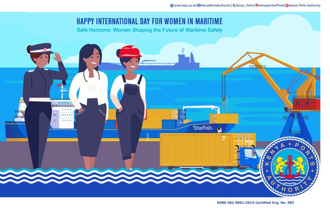 Here is to all the women in the maritime sector, we celebrate you as you continue pushing boundaries and scaling heights.

Happy International Day for Women in Maritime

#womeninmaritime
