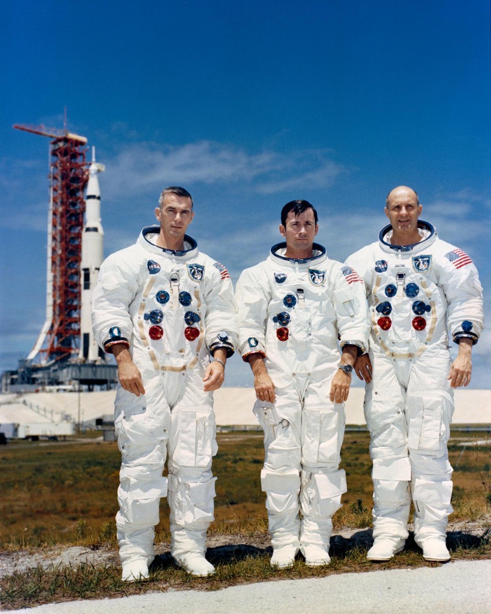 55 years ago today, the crew of Apollo 10 (Gene Cernan, John Young, and Tom Stafford) launched on a mission nearly identical to Apollo 11 with one exception: they didn't land on the Moon. Learn more about the mission. More: s.si.edu/43xQngh