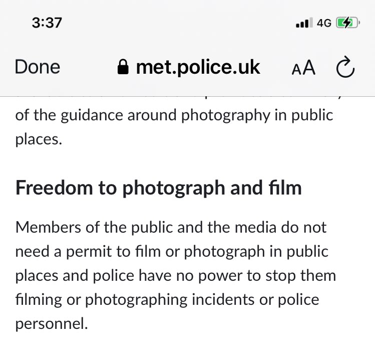 Lies…keep filming the police and their snide behaviour. As always I’m happy to take a look, dms are open.