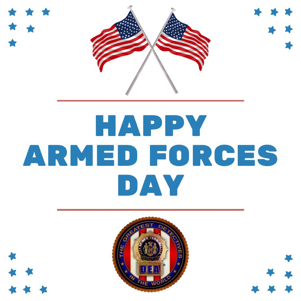 On #ArmedForcesDay and every day, the DEA salutes our military — especially Detectives who serve both our city and nation!