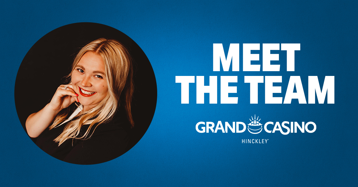 Meet the team: RaeAnne 🌟

RaeAnne has been with Grand Casino since August of this past year. Her favorite part of the day is getting to have fun with her coworkers. 😁

On her days off, RaeAnne likes to spend time traveling with her friends and family. 🗺️📍

#MeetTheTeam