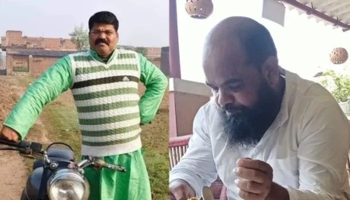 Chilling case. So infuriating Ashutosh Srivastava (left) did his job as a journalist and humanitarian by reporting about illegal cow slaughter in his area in Jaunpur, UP Cow smugger and beef trader Jamiruddin Qureshi killed him The criminal fled to Mumbai, where he was