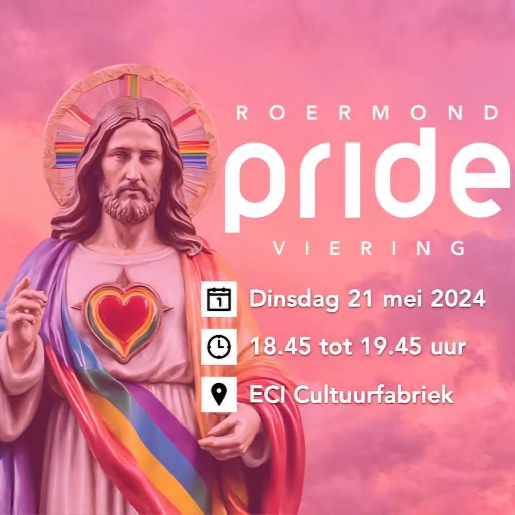 Welkom in de Pride Viering in Roermond aanstaande dinsdag

🏳️‍🌈🏳️‍⚧️✝️