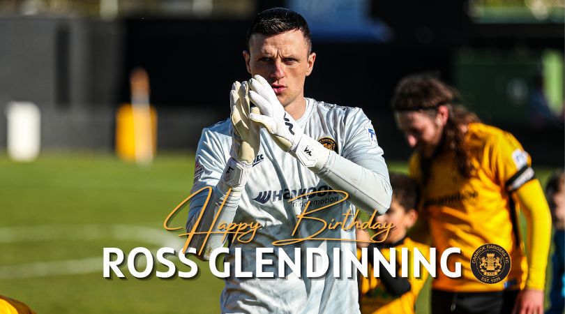 Happy birthday to Ross Glendinning who turns 3⃣1⃣ today! 🎂🎈 Have a good one, Ross 🥳
