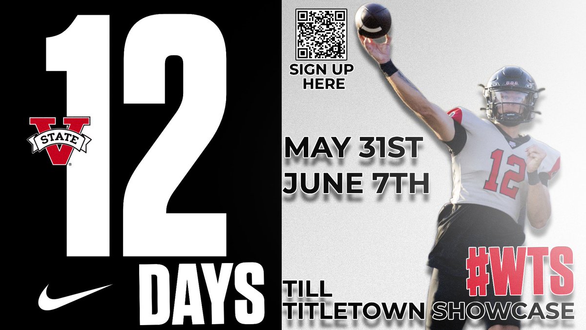 🔴⚫️12 DAYS OUT⚫️🔴 We are 12 days from Titletown Showcase 1📅 May 31st and June 7th, its going down in Titletown. Don't miss your chance to sign up to compete‼️ Use the QR Code or this link to sign up⬇️ tinyurl.com/3tmtnpxx #WTS