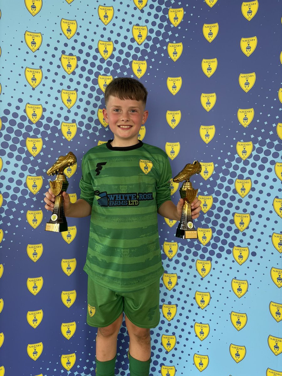 Well done to Harry picking up the players player and managers player for this season!! @WeAreNavenby @TheOneGloveCo #grassrootsfootball #gkunion