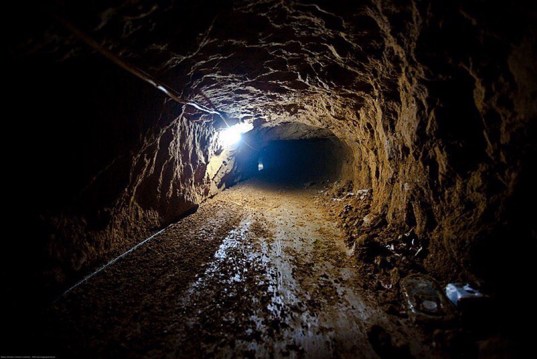 Follow this tunnel deep enough and you'll probably be in Cairo.