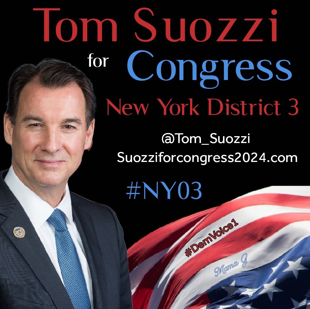 #DemsUnited #Fresh #ProudBlue Since being elected to the US House in a special election, TOM SUOZZI #NY03 has hit the ground running!🏃‍♂️🏃🏃‍♂️ @Tom_Suozzi is working on immigration reform, securing our borders & stopping the flow of illegal drugs into our country Let’s keep Tom