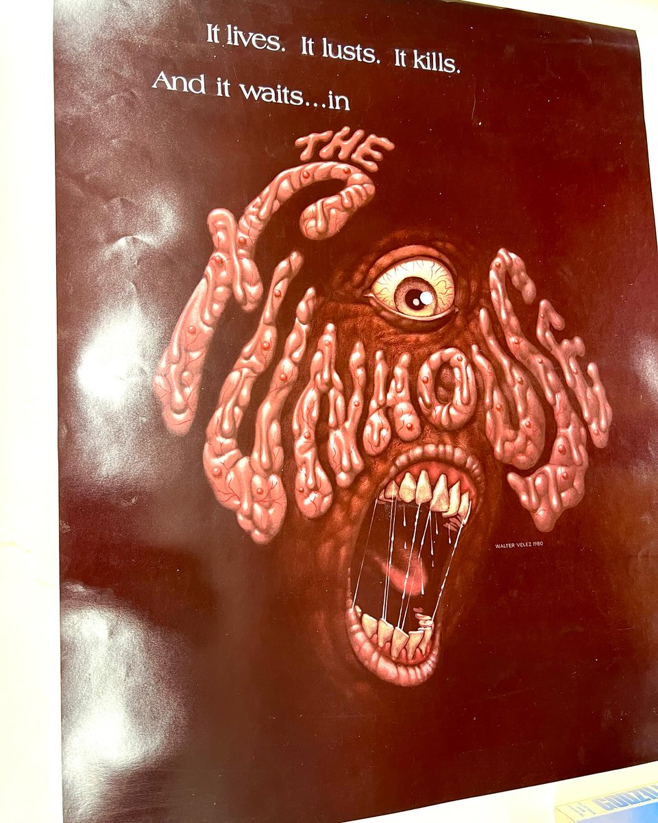Funhouse poster for sale in Dark Delicacies from the collection of Mick Garris. Dark Delicacies is open Tuesday through Sunday (darkdel.com)