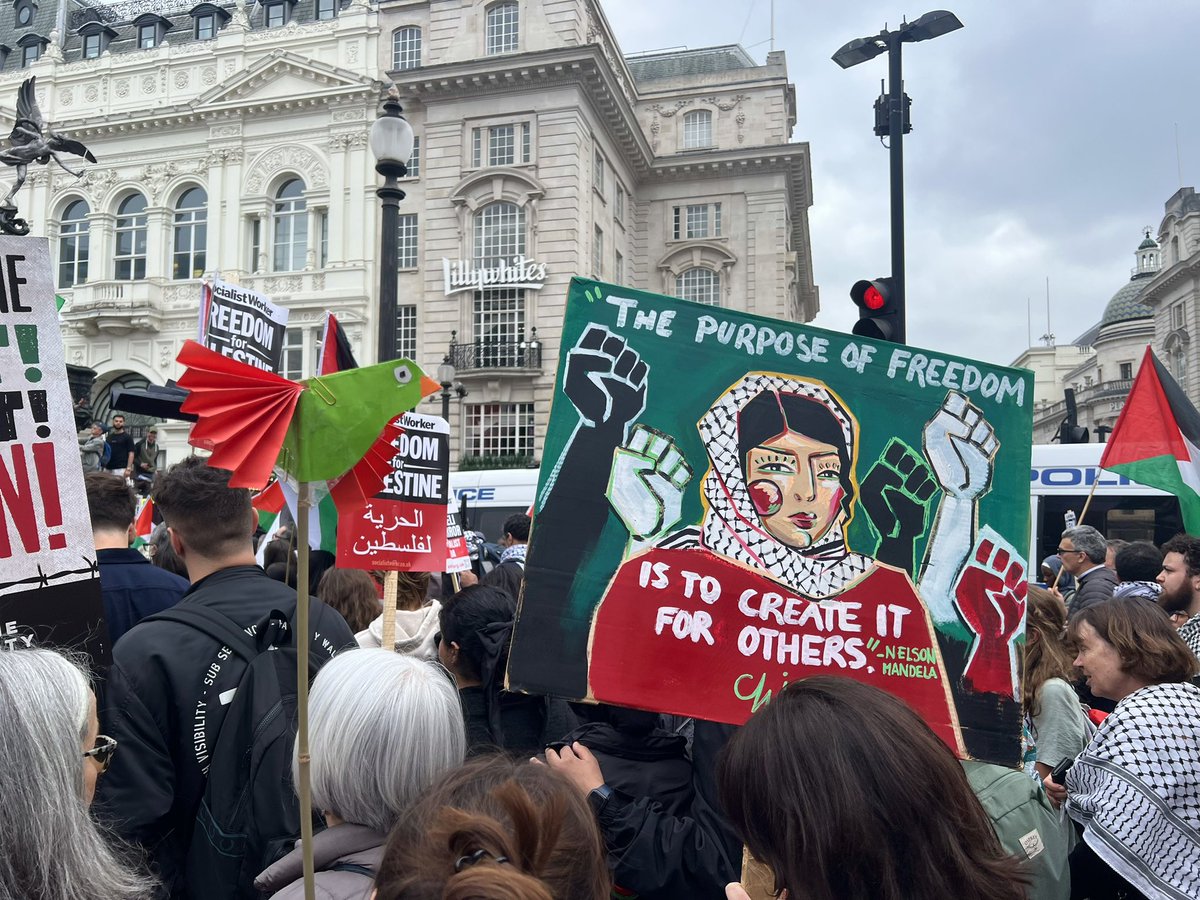 London today. In our thousands, in our millions 🇵🇸