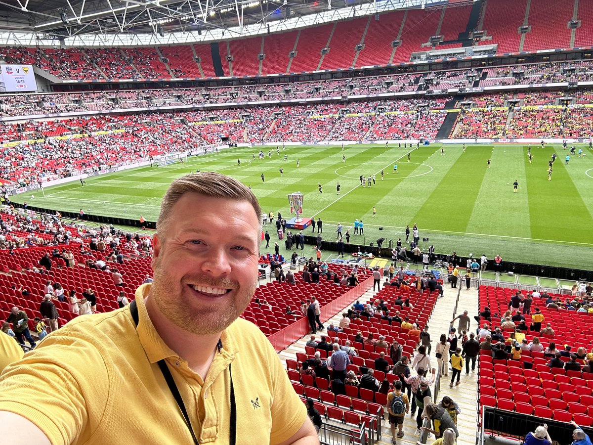 _LiamWalker_'s tweet image. 💛🤩 Come on @OUFCOfficial we are all behind you! Wembley filling up nicely with yellow fans #COYY #OUFC
