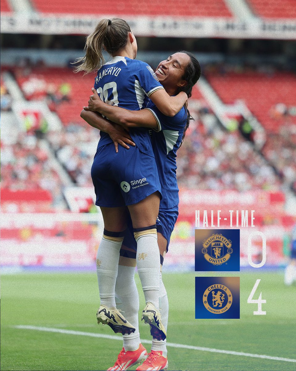 Four up at the break! 😍 #CFCW