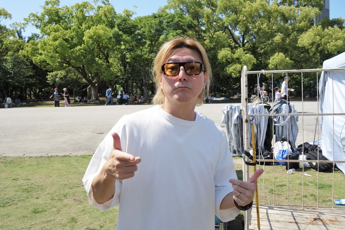 [2024.05.18] 松隈ケンタ @kenta_matsukuma in 福岡・舞鶴公園 鴻臚館広場 Smells Like Curry Spirit Vol.3 あの音楽プロデューサーの松隈さん。 #松隈ケンタ