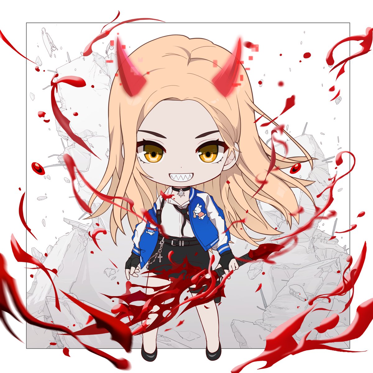 TGOAonline's tweet image. Easy Revenge! 🩸🚬

New rare chibi are entering the royale. ✨