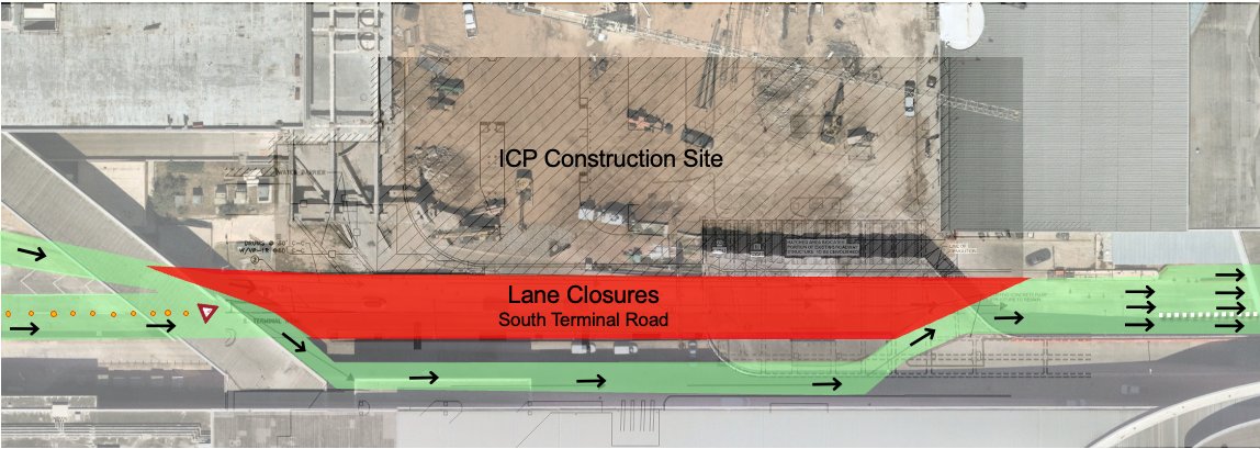 PLAN AHEAD: Lane Closures on South Terminal Rd. May 21 and 22.

More info: bit.ly/4dVdZBB

Roadway signage and police officers will guide drivers through the detour.

We appreciate your patience and cooperation as we complete this important project.