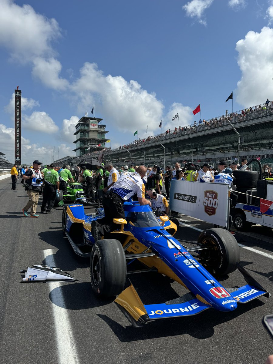 Go time. #INDY500