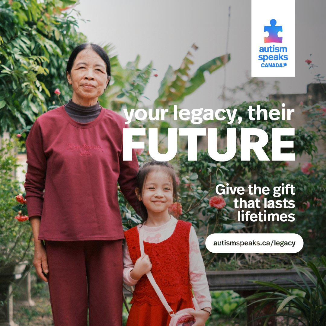 May is Leave a Legacy Month. You can make a legacy gift without taking away from the gifts left to your family and friends. The Canadian government has created valuable tax incentives to encourage Canadians to leave legacy gifts. Leave your legacy: autismspeaks.ca/estate-tax-sma…