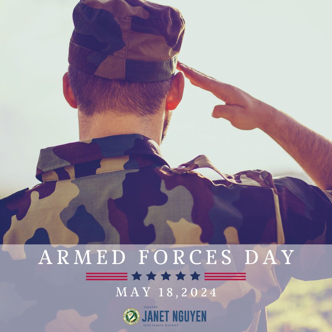 I’m so grateful for our military— these are our heroes. To all of you and your families, Happy Armed Forces Day 🌹 #SD36