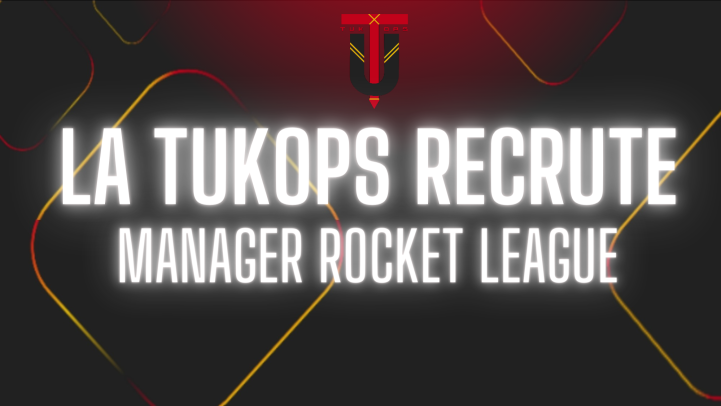 Tukops_Esport's tweet image. Nous recherchons un Manager pour notre Roster GC3 sur @RocketLeague !

Pour candidater : 
-&amp;gt; Ouvrez un ticket sur notre Discord
OU
-&amp;gt; Répondez à ce tweet et nous vous contacterons

 #RocketLeague #RL #esport @RLEsports