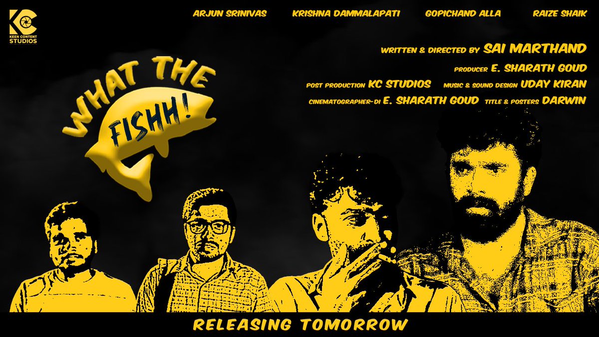 Short film releasing tomorrow!

“The Fishermen know that the sea is dangerous and the storm terrible, but they have never found this dangerous sufficient reason for remaining ashore” - Vincent Van Gogh

Produced by Keen Content Studios.

#whatthefishh
#shortfilm