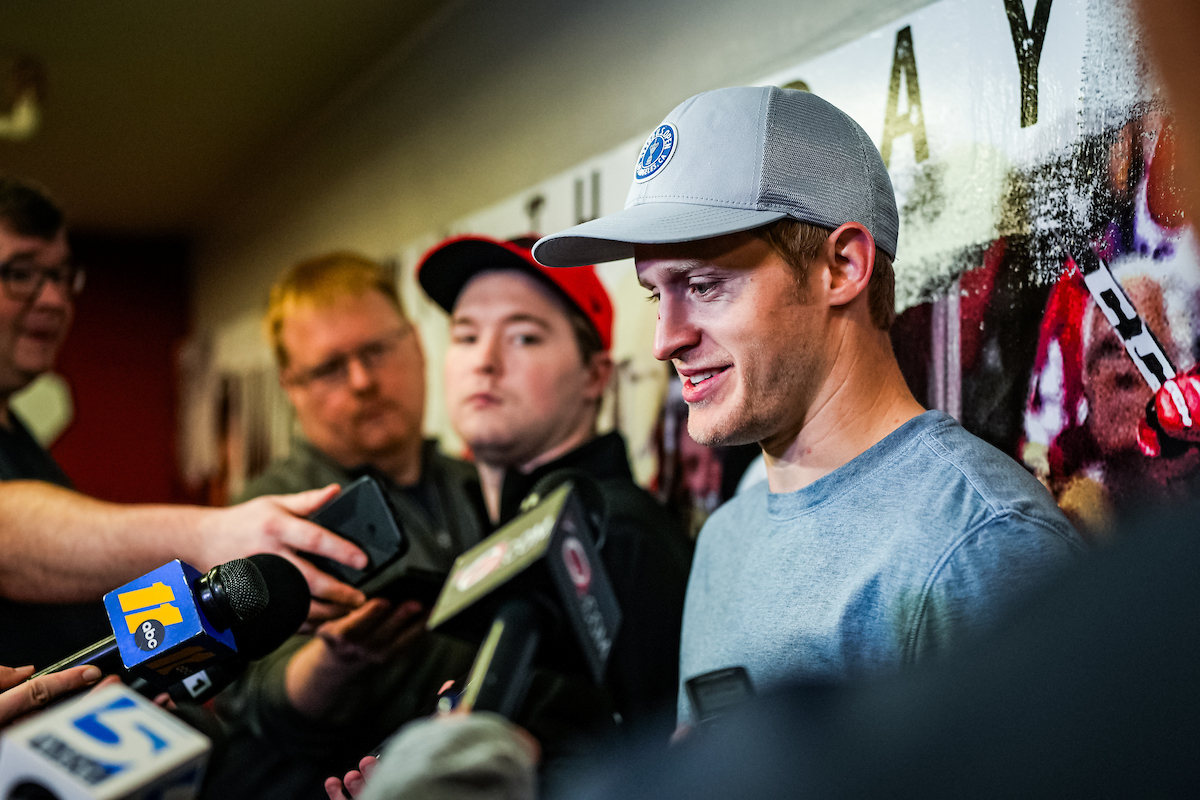 Pending UFA Jake Guentzel is expected to be one of the most coveted players available this summer if he reaches free agency.

He made it clear he's enjoyed his time in Raleigh, but it is a business at the end of the day.

'I've loved my experience here.  I've loved it here.  It's