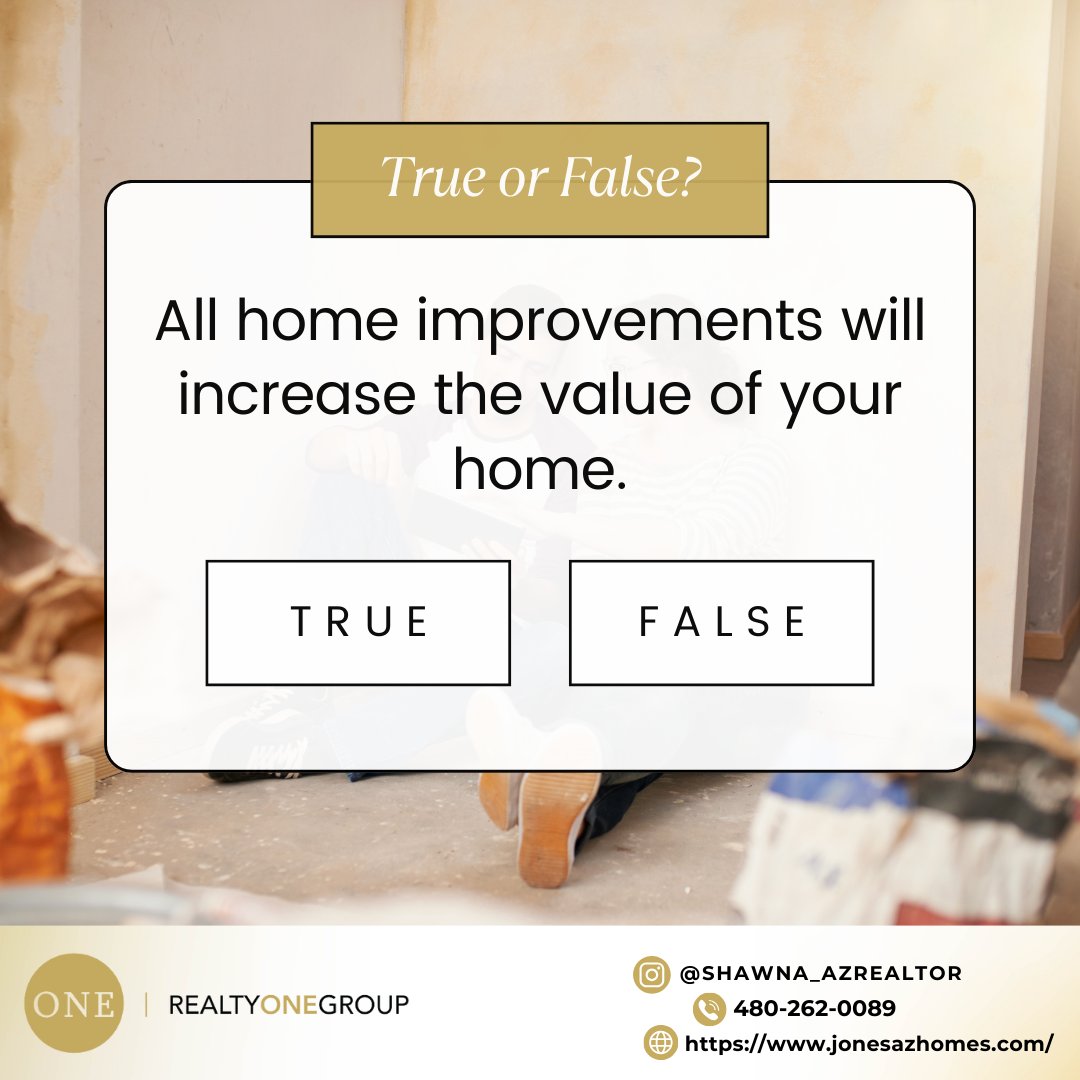 Not all renovations are created equal. Choose upgrades wisely to up your home's value. 🛠️📈 #shawna_azrealestate #DesertLiving #CommunityLove #FamilyFriendly #arizonarealestate