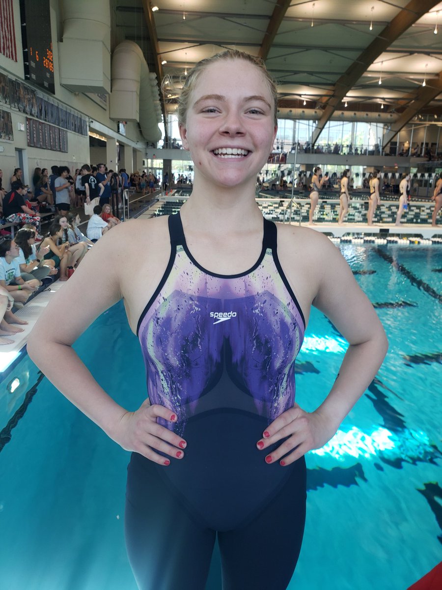 Bree placed 13th at state in the 200 IM. #bullpupnation