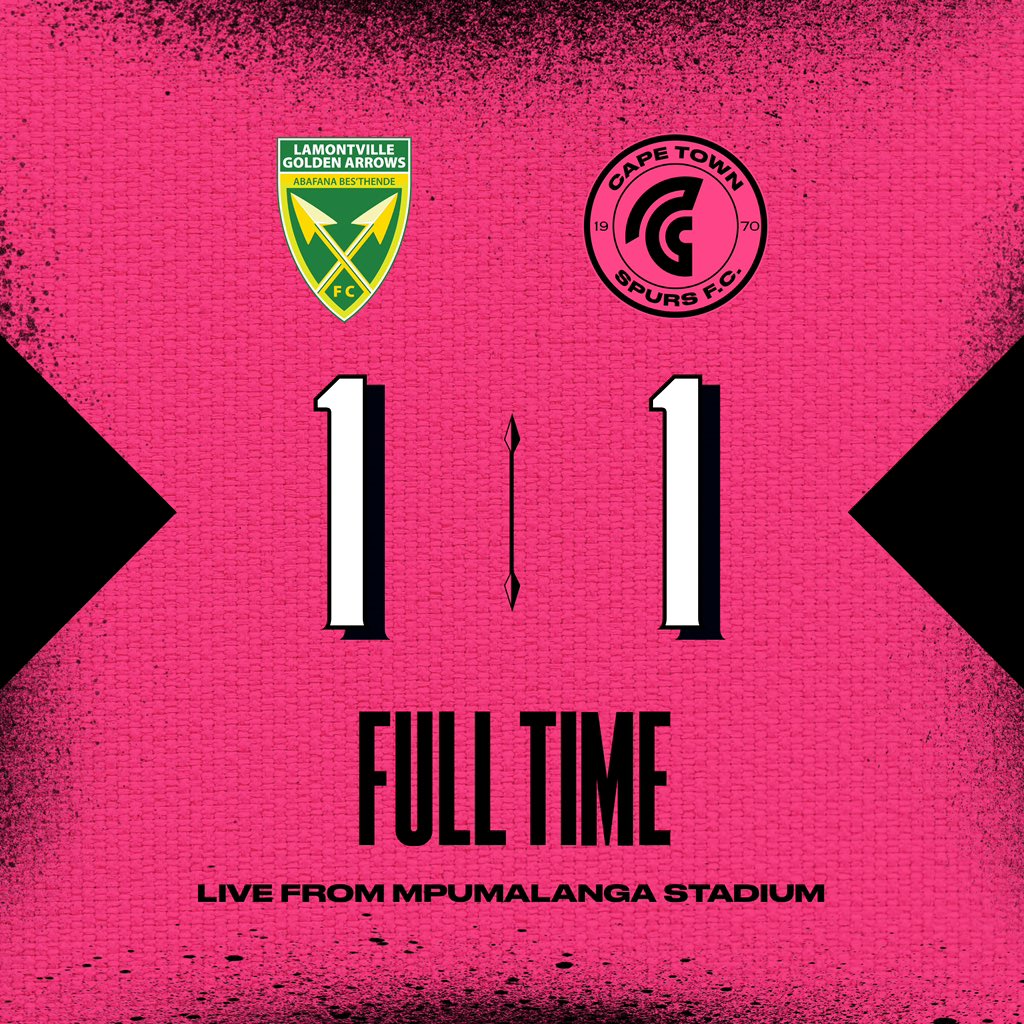 Full-time in Durban. #CAPETOWNSPURS #URBANWARRIORS #PSL #DSTVPREMIERSHIP #OURYOUTHOURFUTURE #CAPETOWN #SOUTHAFRICA