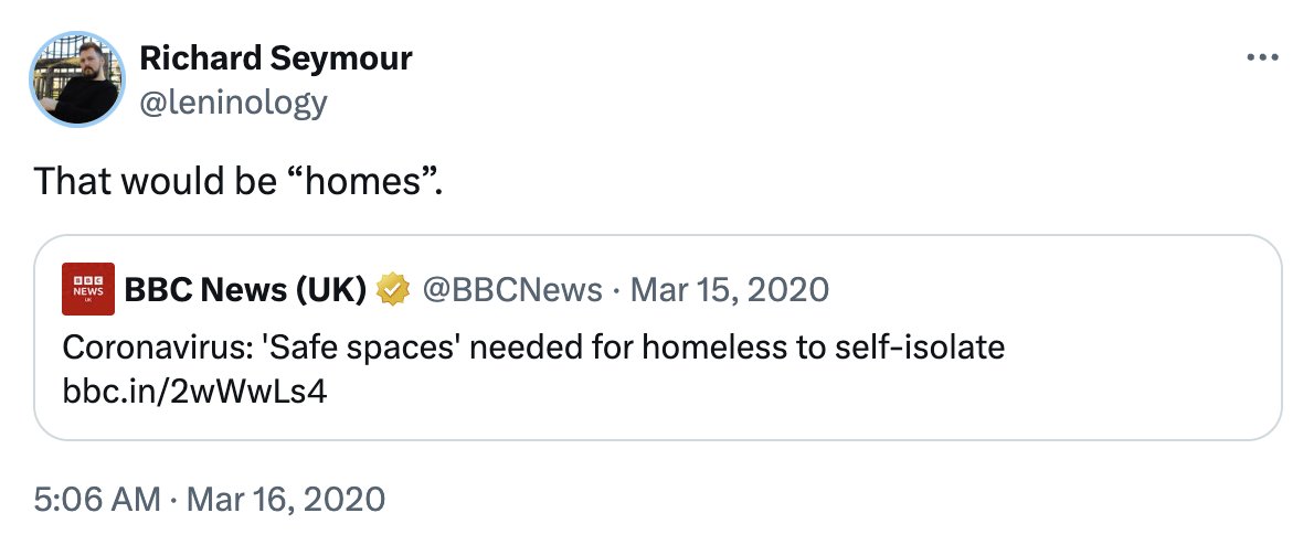 3) 🥇Award for the best "progressive zinger" goes to <a href="/leninology/">Richard Seymour</a>