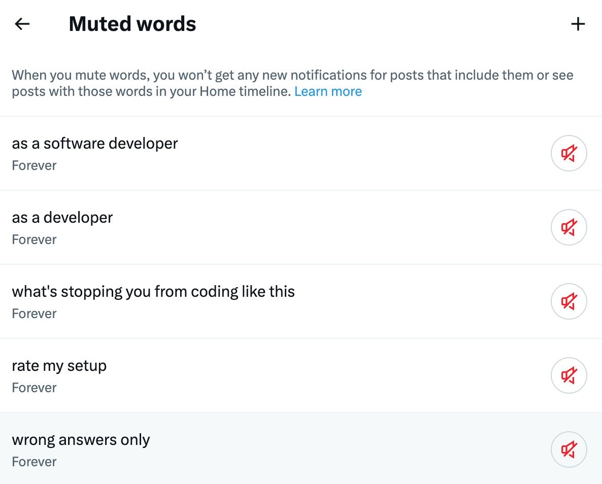 KatieKeithBarn2's tweet image. Just discovered this. What else should I mute? 🔇