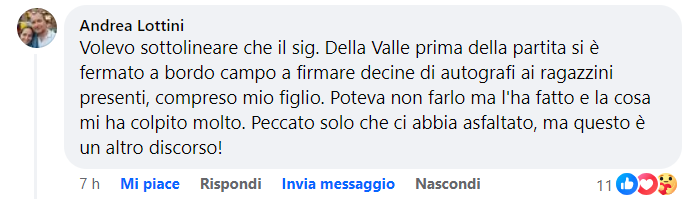 Sotto il post su Pistoia-Brescia trovo questo.
Quando fai queste cose, in genere, sei apprezzabile.
Quando le fai in trasferta, subito prima di gara 3 di un playoff dove il tuo dovere è "dare un dispiacere" a quei tifosi, sei un esempio.
Chapeau <a href="/AmeDV8/">Amedeo Della Valle</a> 
#LBAPlayoff #serieatipo