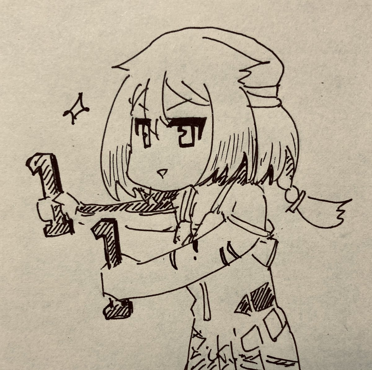ヘルシーです
 #作画カロリーの低い作品を上げようぜ 