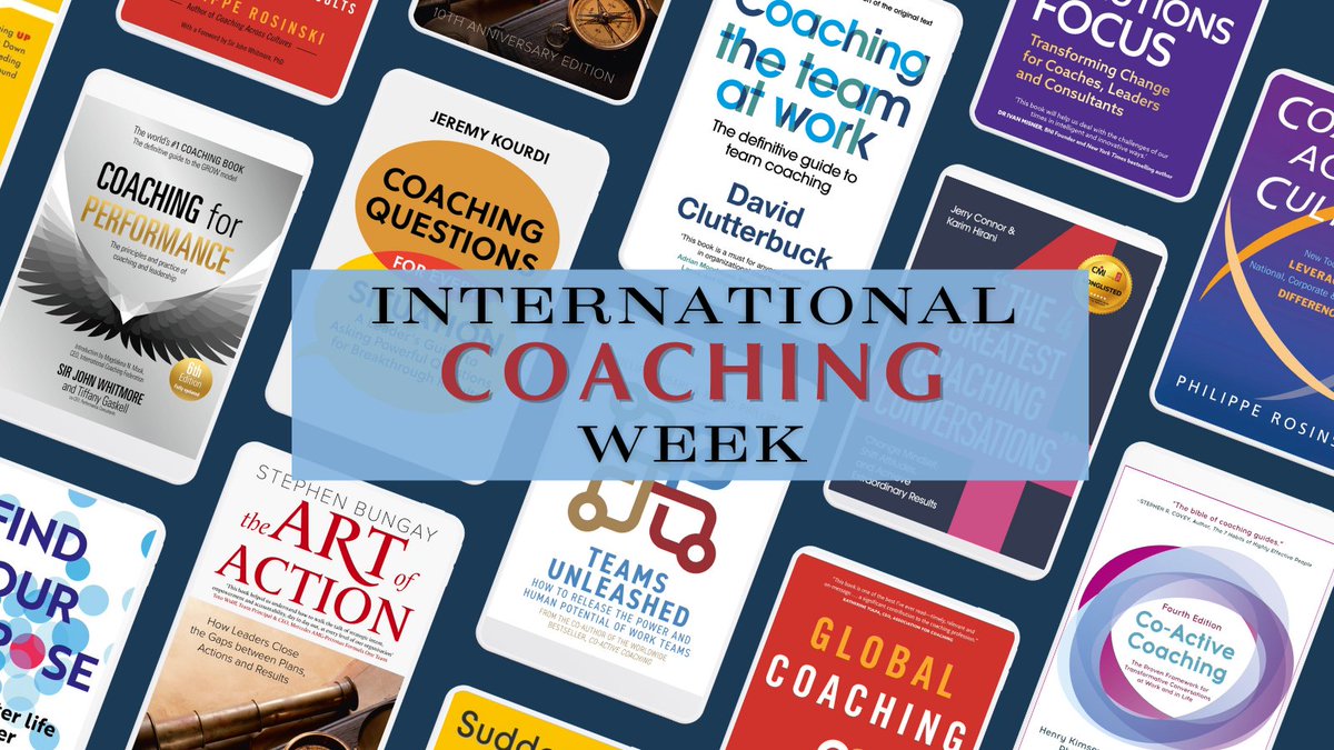 #InternationalCoachingWeek isn't over yet!

Coaching provides a map and compass for engaged, sustainable, and improved team performance. It offers ways for managers to turn planning into execution, and execution into results.

👉 All the #coaching books: bit.ly/ICWBooks