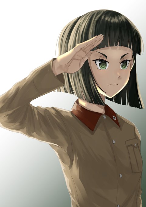「salute」 illustration images(Latest)