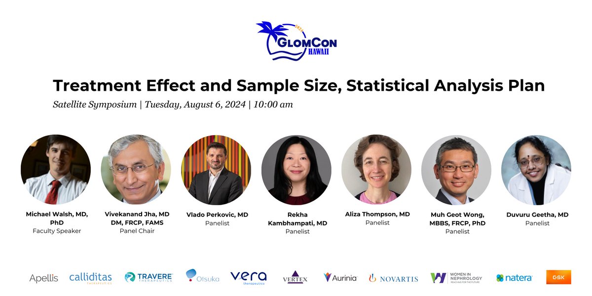Satellite Symposium’s session on “Treatment Effect and Sample Size, Statistical Analysis Plan' will delve into the critical elements of clinical trial design and statistical planning. This session is designed for researchers, biostatisticians, and healthcare professionals who aim