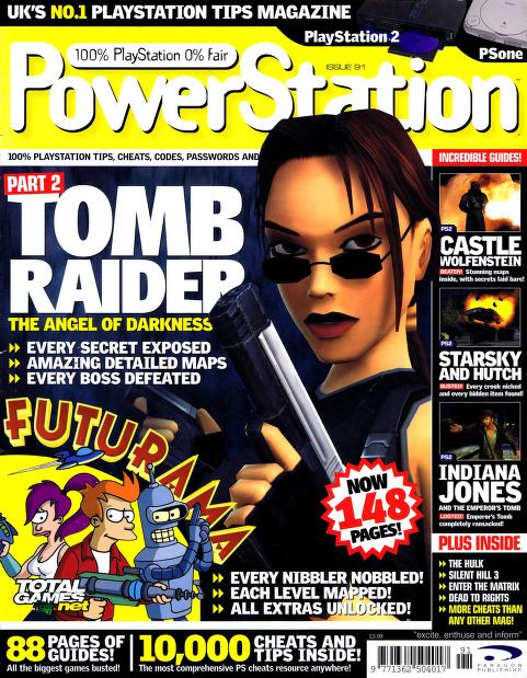 A few magazine covers featuring #LaraCroft from #TombRaider The Angel of Darkness. 💫
