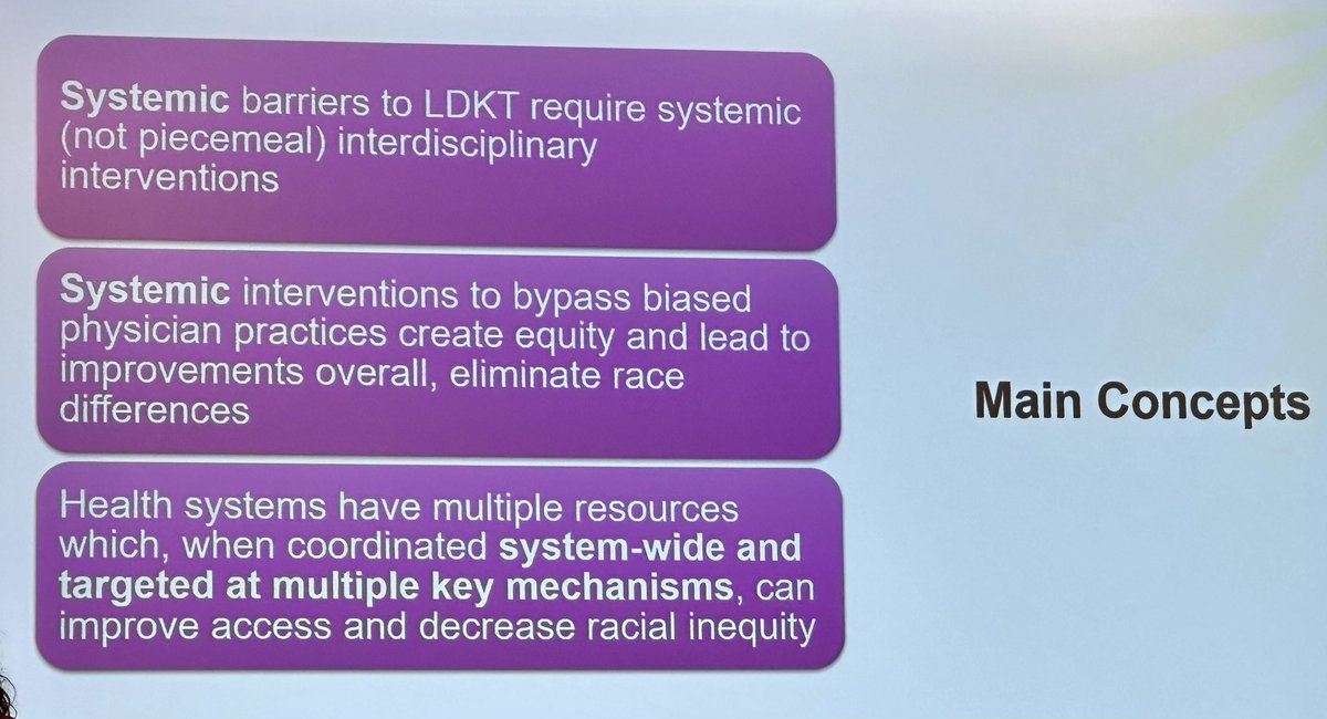 Saturday at #NKFClinicals is going strong with “Patient-Centered Interdisciplinary Interventions to Achieve Early and Equitable Kidney Transplantation.”