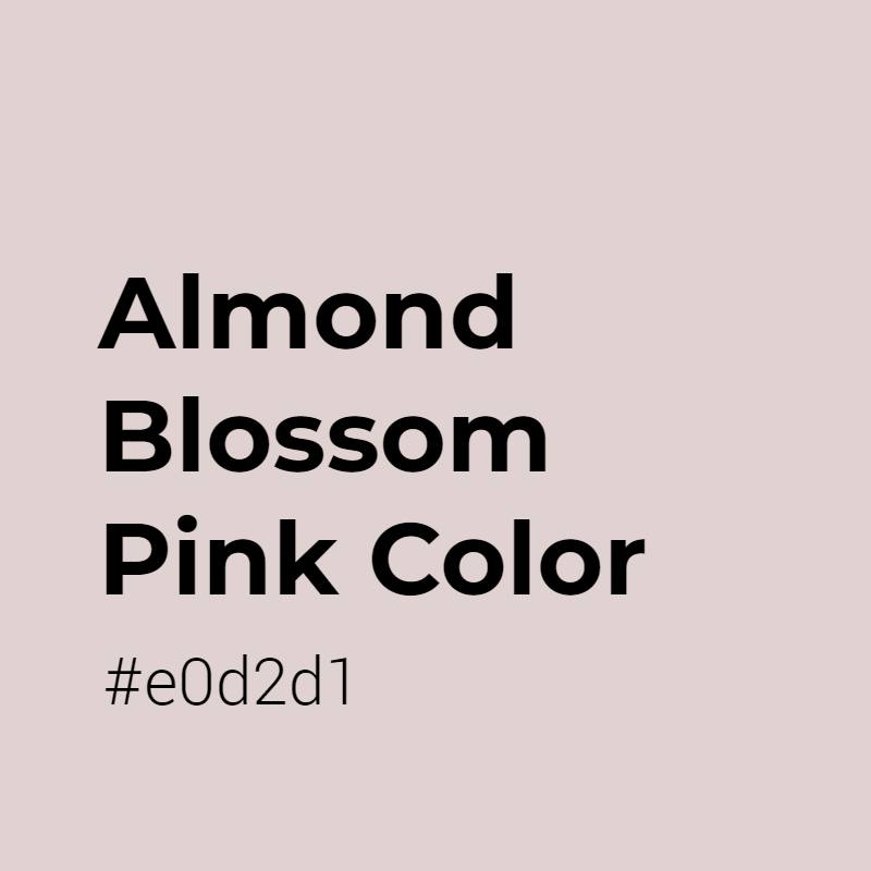 Almond Blossom Pink color #e0d2d1 A Cool Color with Grey hue! 
 Tag your work with #crispedge 
 crispedge.com/color/e0d2d1/ 
 #CoolColor #CoolGreyColor #Grey #Greycolor #AlmondBlossomPink #Almond #Blossom #Pink #color #colorful #colorlove #colorname #colorinspiration