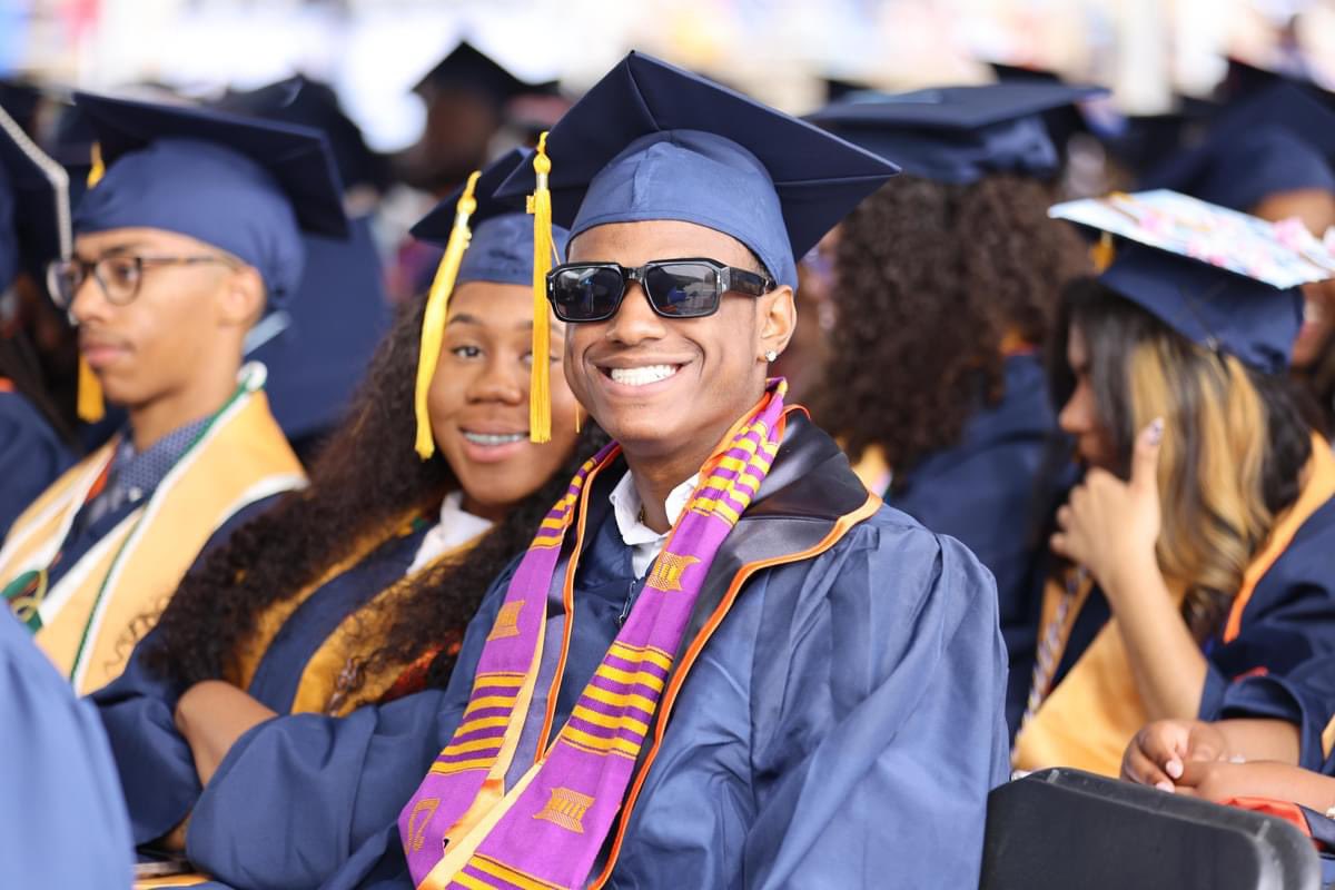 The grads are ready to cross the stage! #MorganGrad24 🎉🎓🐻 Watch live: commencement.morgan.edu/live/