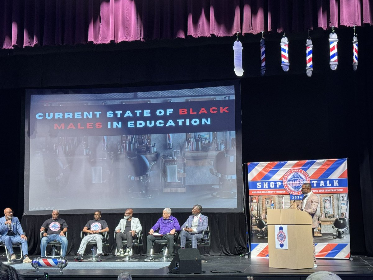 #LRSDBMES24 well underway at @lrsouthwestlrsd. Great discussion sharing insights and strategies for better engaging black male students and increasing the pipeline for recruiting black male teachers. Hearing from educators from across the country.