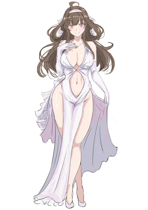 この金剛はかなりかわいく描けたと思うんですよ 